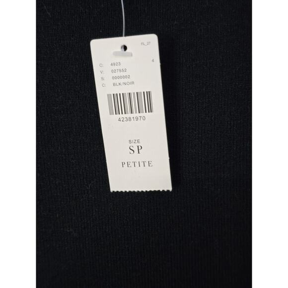 Anthropologie Harlyn Avery Embroidered Jumper in Black Floral Sweater - SP New - Picture 4 of 6